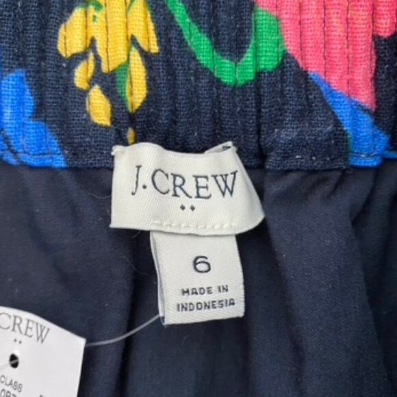 J. Crew Printed Linen-Cotton Skirt - Picture 3 of 7